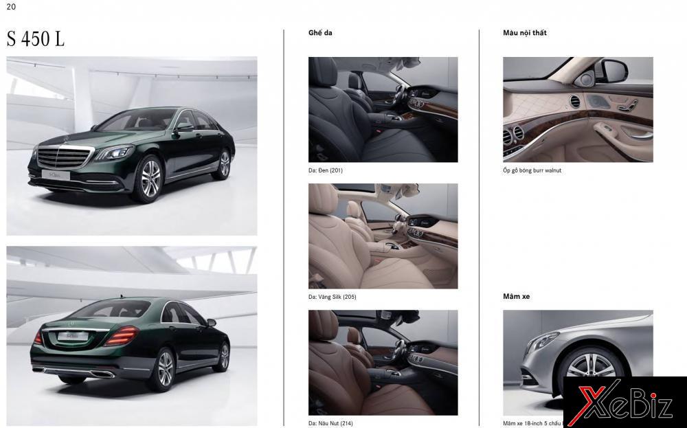 Mercedes-Benz S450L 2018 dùng vành 18 inch 5 chấu