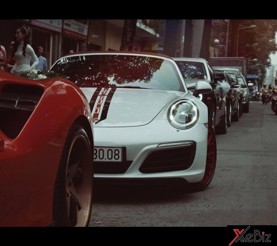 Porsche 911 Targa 4S cũng tham dự vào đám cưới khủng này