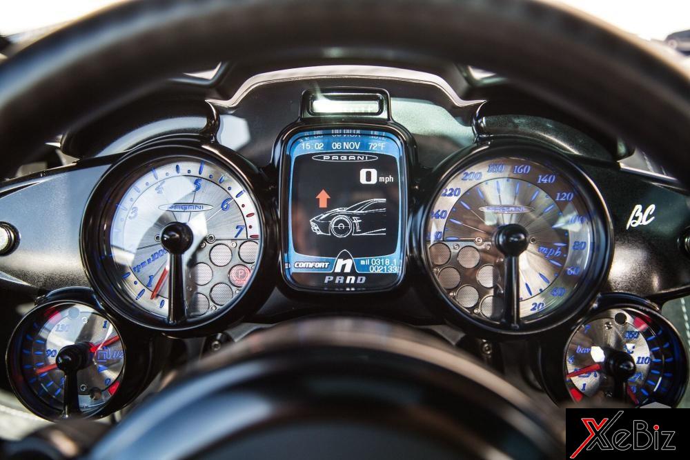 Quãng đường chiếc Pagani Huayra BC này đã lăn bánh cùng chủ nhân cũ là 3.433 km