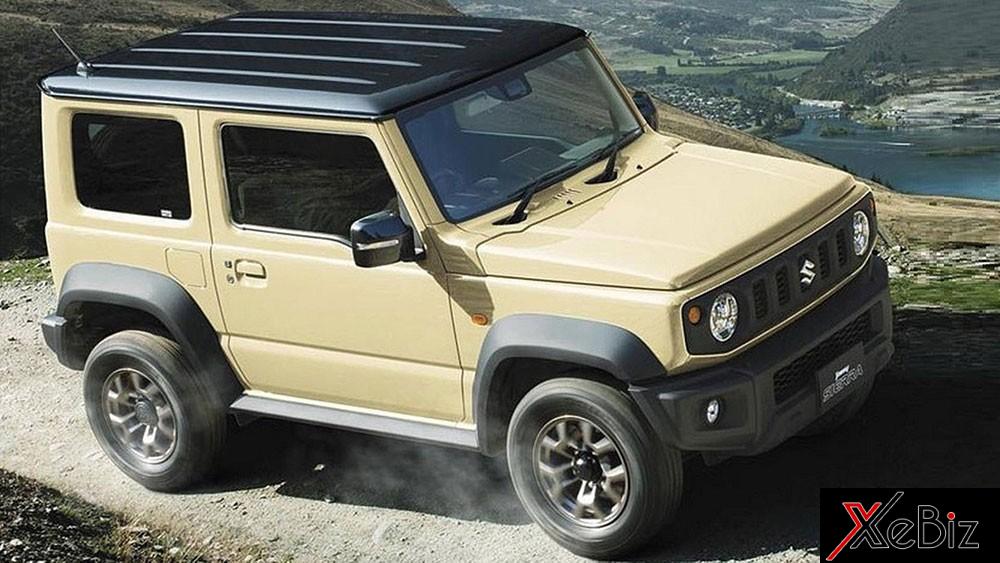Suzuki Jimny Sierra 2019 với nẹp bổ sung ở hốc bánh và bên sườn