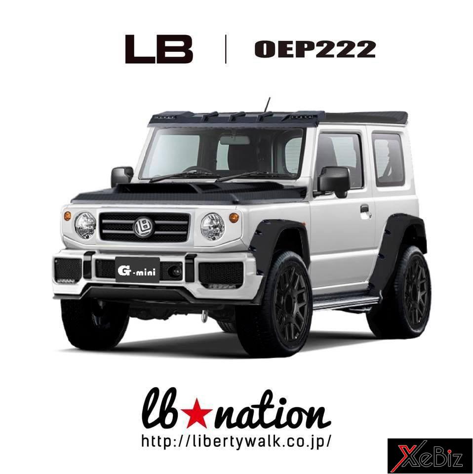 Suzuki Jimny 2019 phiên bản độ Liberty Walk trông không khác gì Mercedes-Benz G-Cla Suzuki Jimny 2019 phiên bản độ Liberty Walk trông không khác gì Mercedes-Benz G-Cla