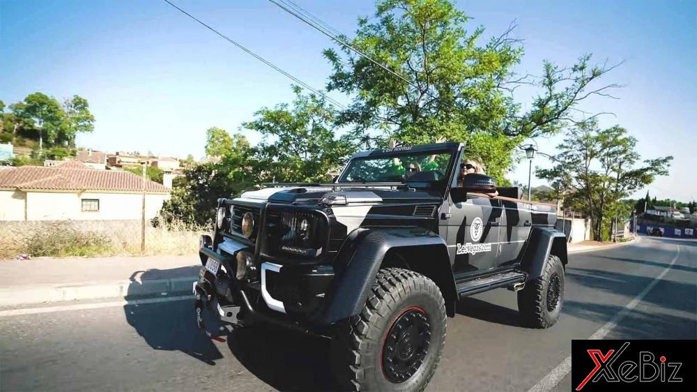 Chiếc Mercedes-Benz G500 4x4² sau khi được hoàn thiện Chiếc Mercedes-Benz G500 4x4² sau khi được hoàn thiện