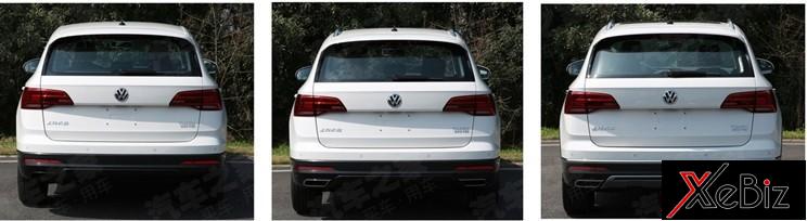 Volkswagen Tharu có 3 kiểu cản sau 