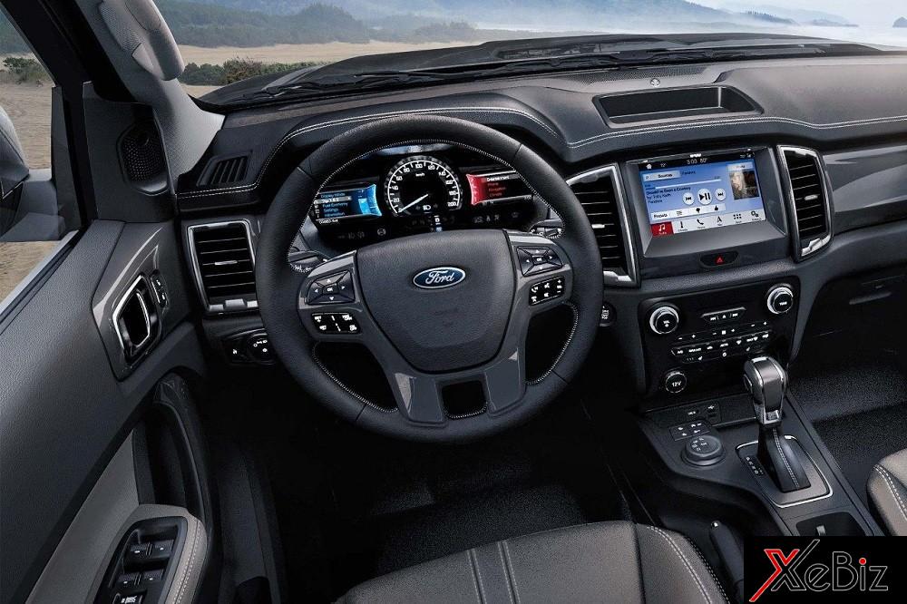 Nội thất bên trong Ford Ranger Lariat 2019
