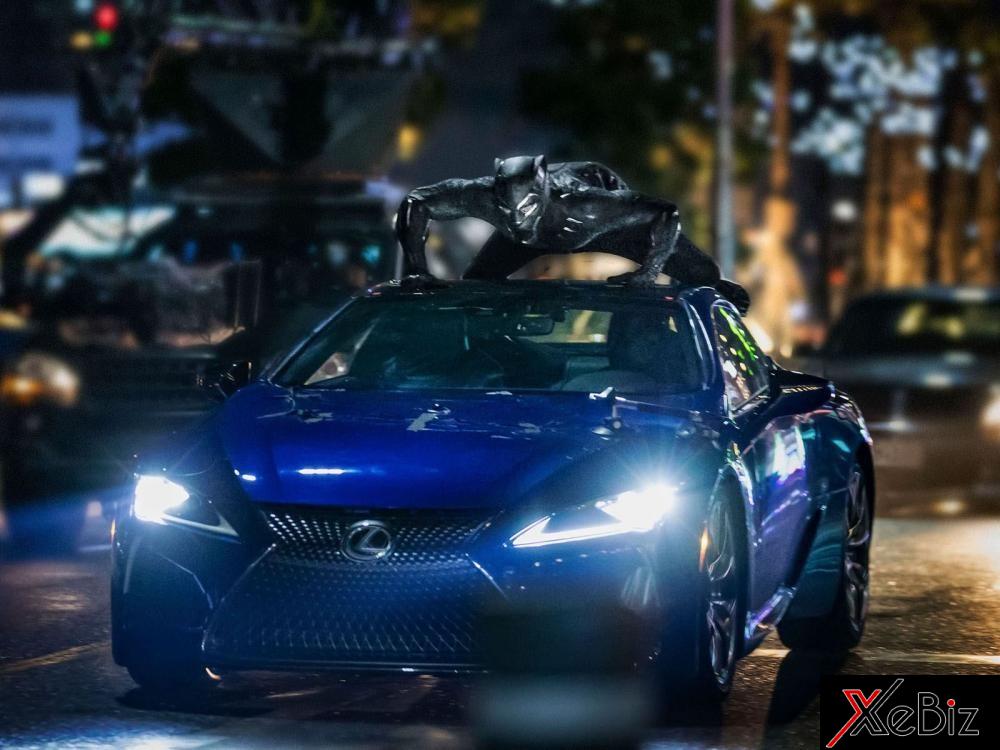 Xe sang Lexus LC 500 2018 cực hầm hố trong bom tấn siêu anh hùng "Báo Đen"