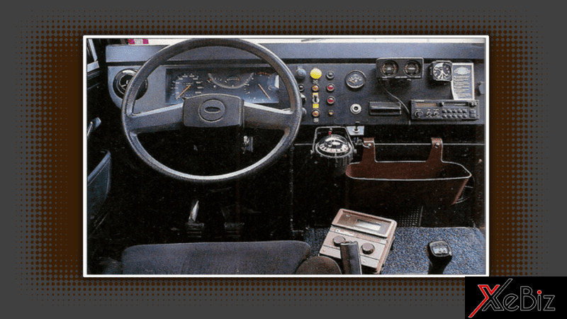 Vô lăng và cụm điều khiển của Amphi-Ranger