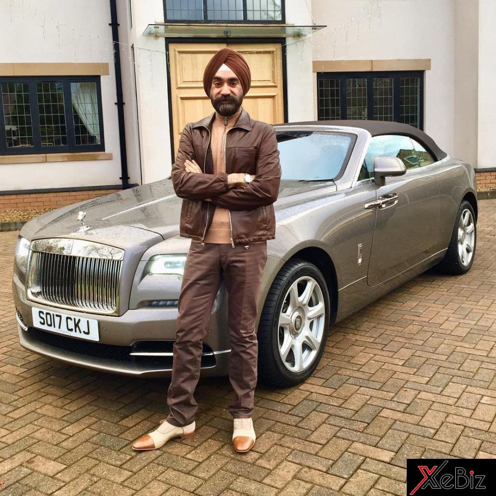 Rolls-Royce Dawn màu nâu