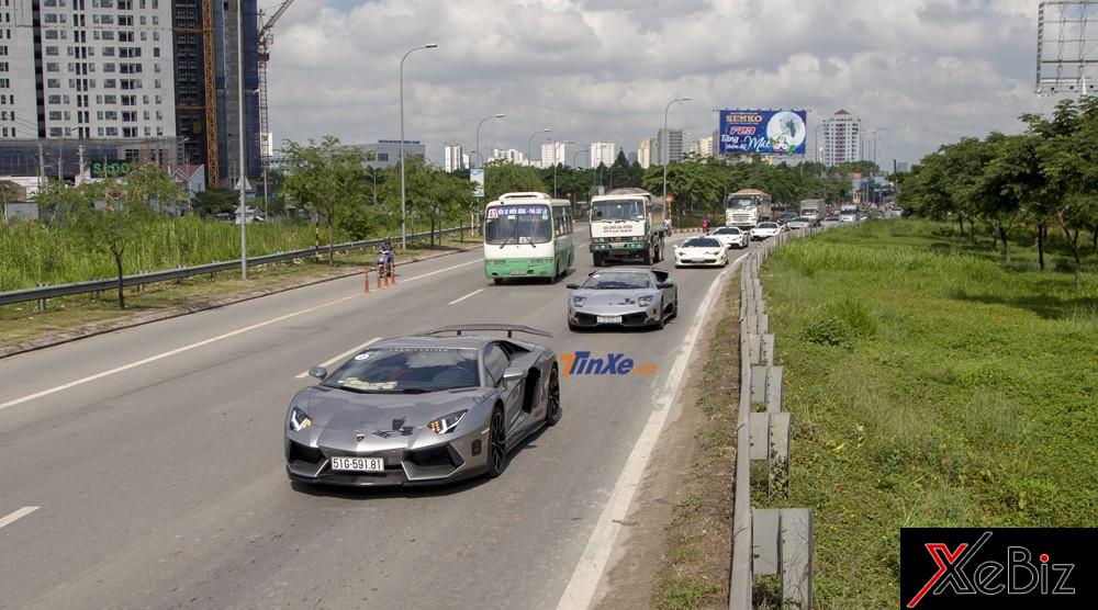 Những siêu xe tham dự này đều là những siêu phẩm trên thế giới như ông hoàng tốc độ Bugatti Veyron sẽ dẫn đầu đoàn siêu xe, ngoài ra là Lamborghini Aventador LP700-4 độ bdy kit DMC Những siêu xe tham dự này đều là những siêu phẩm trên thế giới như ông hoàng tốc độ Bugatti Veyron sẽ dẫn đầu đoàn siêu xe, ngoài ra là Lamborghini Aventador LP700-4 độ bdy kit DMC