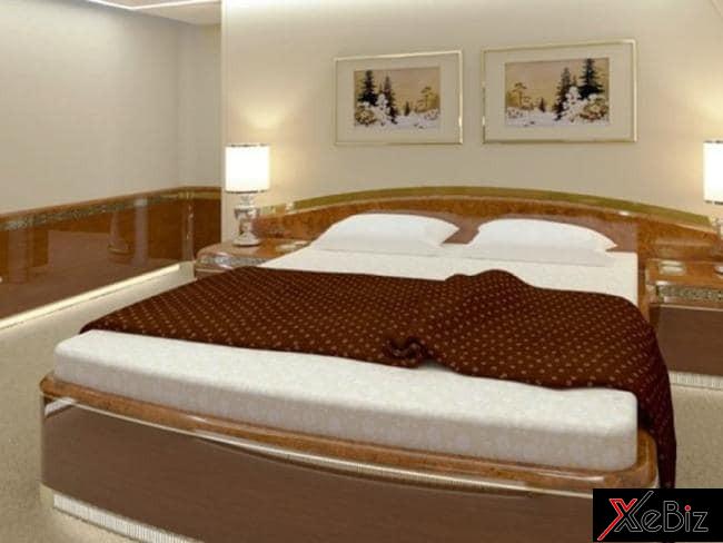 Không gian phòng ngủ trên máy bay