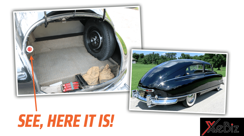 Đèn hậu nằm trong cốp của Nash Ambassador 1949