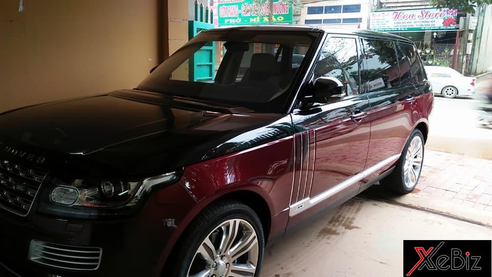 Range Rover SVAutobiography tại Sơn La có bộ áo 2 màu đỏ-đen Range Rover SVAutobiography tại Sơn La có bộ áo 2 màu đỏ-đen