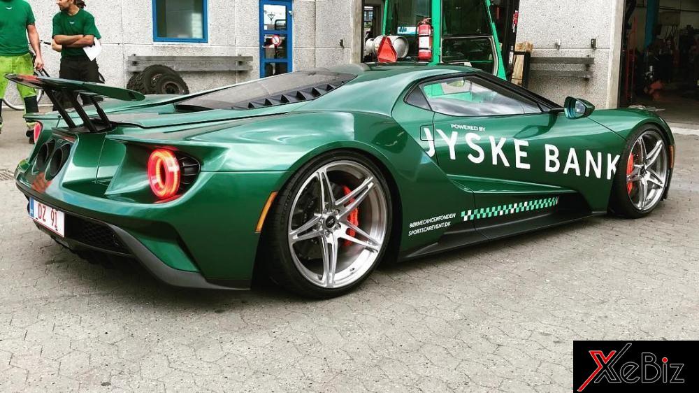 Chiếc Ford GT 2017 còn được trang bị vành và lốp mới Chiếc Ford GT 2017 còn được trang bị vành và lốp mới