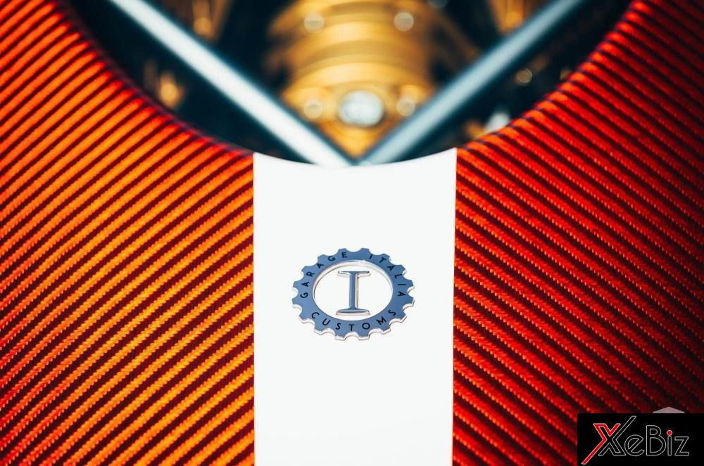 Tên hãng độ do Lapo Elkann làm chủ xuất hiện trên ngoại thất siêu​​​​​​​ xe Pagani Huayra Lampo