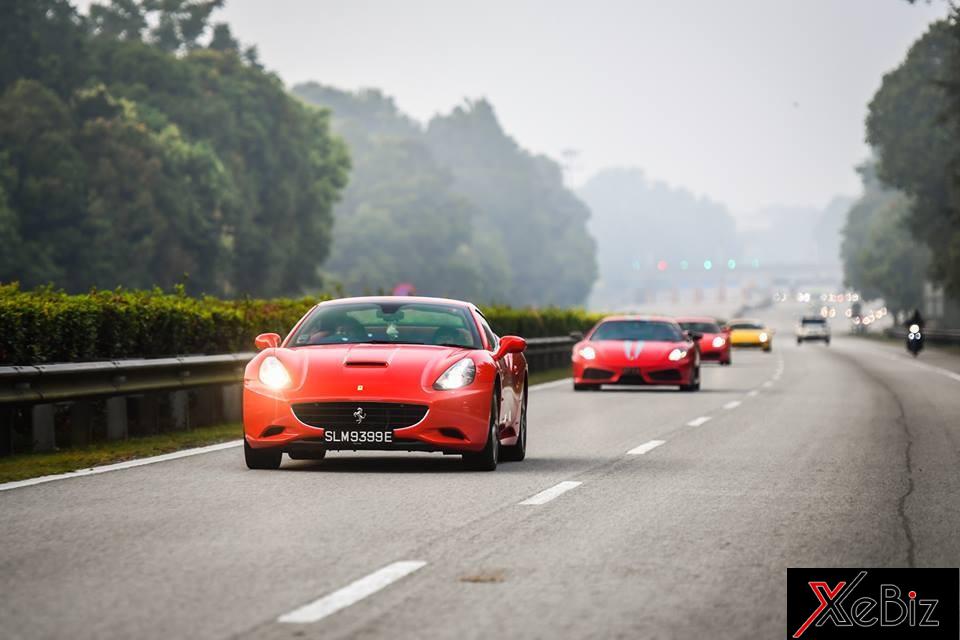 Đoàn siêu xe này nhanh chóng nhổ neo để đi dã ngoại