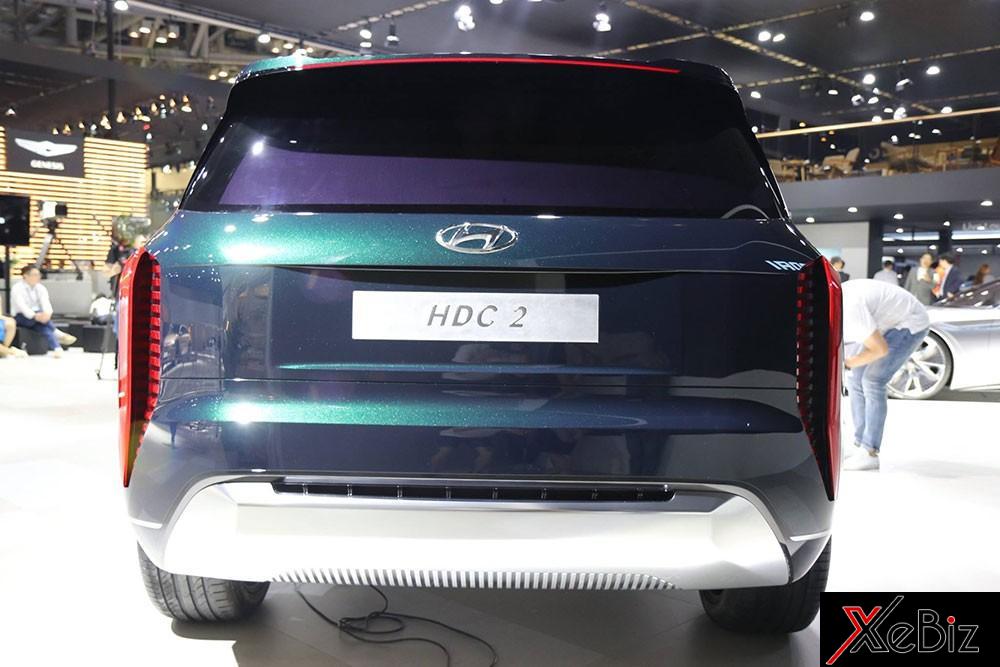 Thiết kế đuôi xe kém đặc biệt hơn của mẫu xe concept mới mang nhãn hiệu Hyundai Thiết kế đuôi xe kém đặc biệt hơn của mẫu xe concept mới mang nhãn hiệu Hyundai