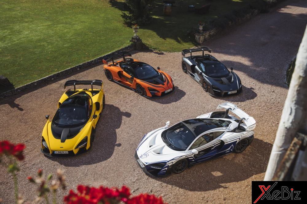 Trong chuyến hành trình này còn có 3 chiếc McLaren Senna khác mang các màu như vàng, đen và cam