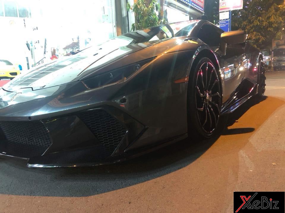 Bộ body kit Novara Edizione độc nhất Việt Nam ban đầu thuộc về siêu xe Lamborghini Huracan LP610-4 màu cam