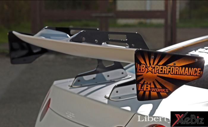 Nissan GT-R R3 độ Liberty Walk có 2 lựa chọn cánh gió sau cho khách hàng Liberty Walk mang đến 2 lựa chọn cánh gió sau khi độ Nissan GT-R R35