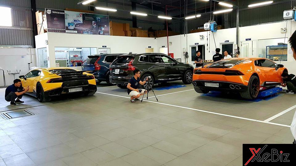 Cặp&nbsp;đôi Lamborghini Huracan LP610-4&nbsp;được chủ nhân&nbsp;độ khủng