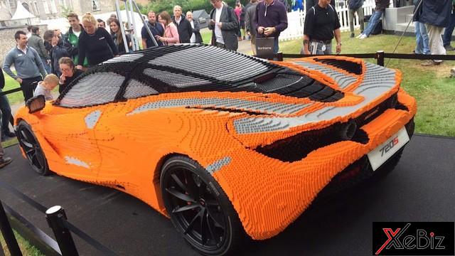 McLaren 720S bằng lego được làm từ 267.300 miếng lego khác nhau McLaren 720S bằng lego là sản phẩm kết hợp giữa McLaren và hãng Lego Thụy Điển