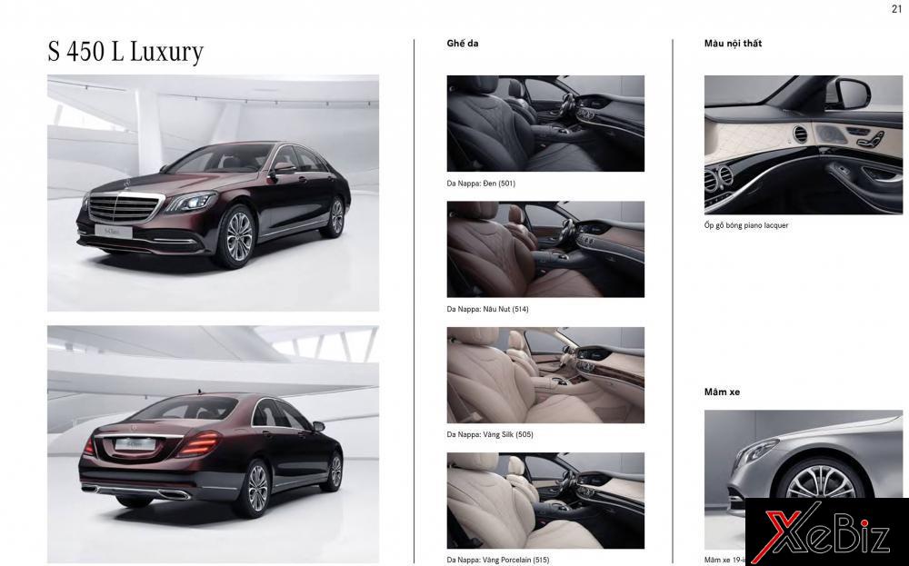 Mercedes-Benz S450L Luxury 2018 dùng vành 19 inch 5 chấu