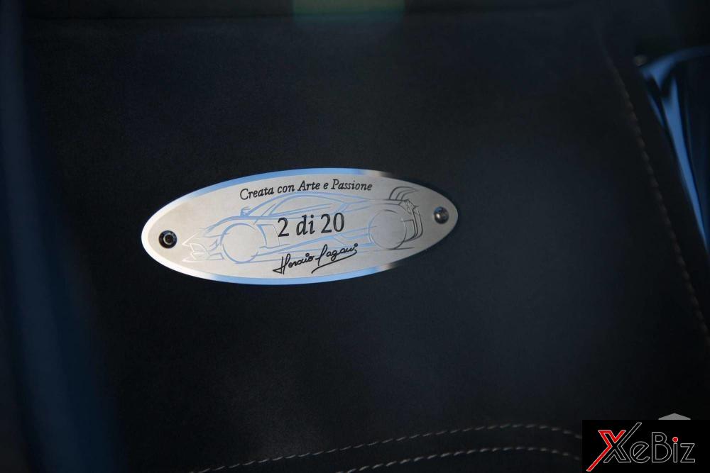 Siêu xe triệu đô Pagani Huayra BC đang được rao bán có số thứ thự 02/20 chiếc được sản xuất trên toàn thế giới