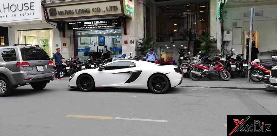 McLaren 650S Spider mới thay áo màu trắng nhám của doanh nhân y tế