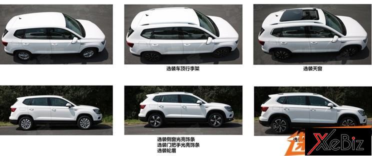 Bản cao cấp của Volkswagen Tharu sẽ có giá nóc và cửa sổ trời Paronama