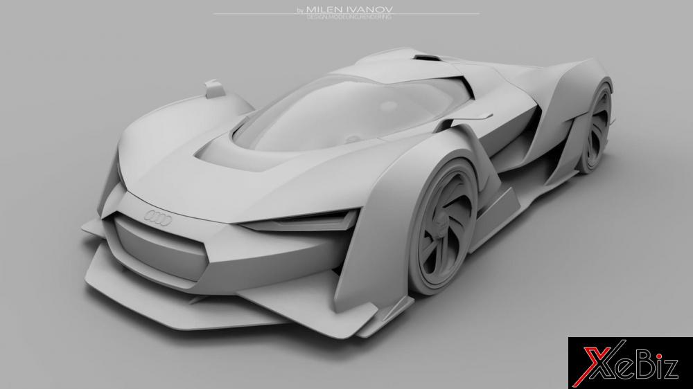 Lộ diện hình ảnh Audi RS Concept kết hợp siêu xe và xe đua 11