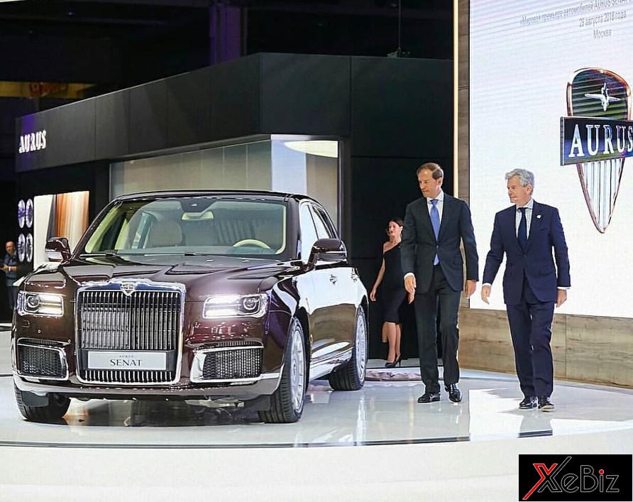 Nắp capô của Aurus Senat