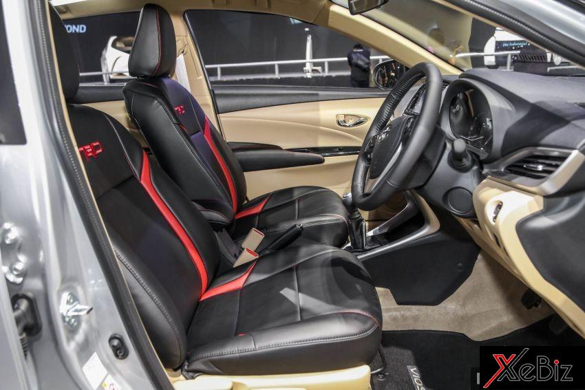 Nội thất bên trong Toyota Vios TRD 2018