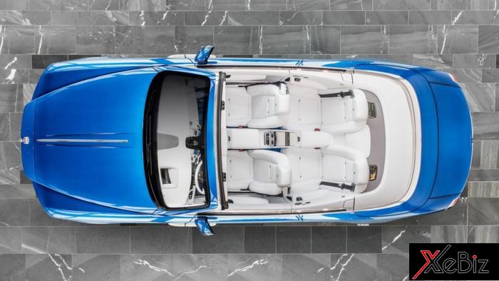 Rolls-Royce Dawn sở hữu màu sơn Fux Blue Rolls-Royce Dawn hàng thửa thứ nhất