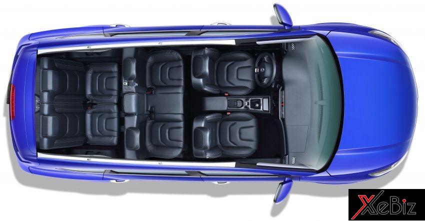 Nội thất 7 chỗ của DFSK Glory 580