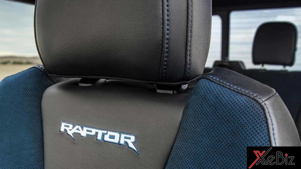 Ford F-150 Raptor 2019 đi với chỉ khâu màu xanh ngọc bích