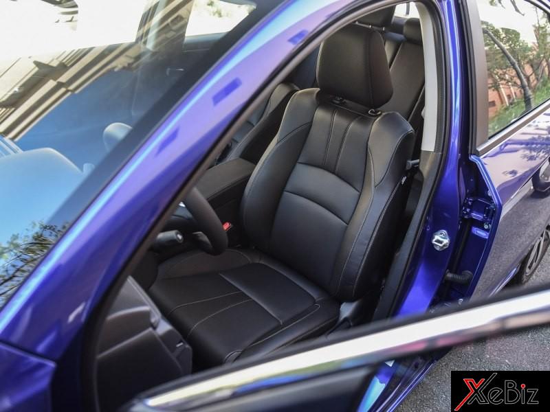 Ghế trước bọc da của Honda Crider 2019 Ghế trước bọc da của Honda Crider 2019