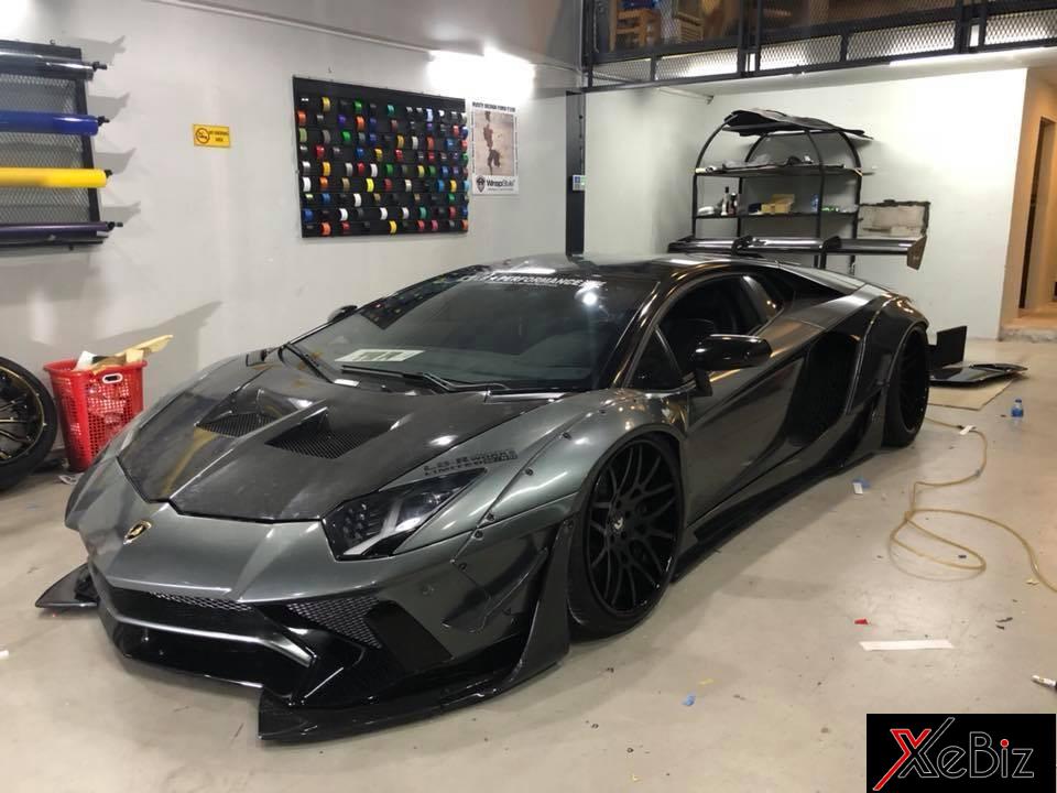 Tổng chi phí cho bản độ siêu xe Lamborghini Aventador Limited Edition 50 của người yêu xe tại Sài thành ước tính khoảng 3 tỷ đồng