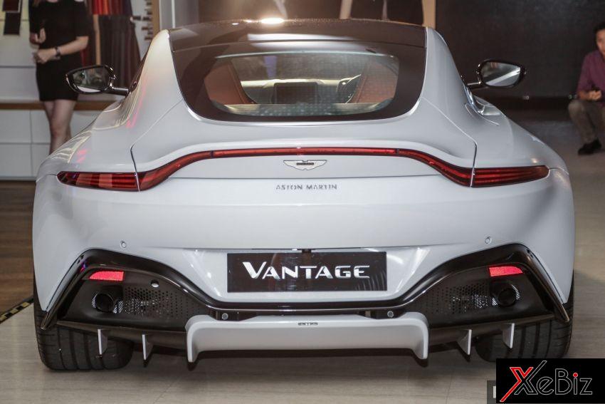 Thiết kế đuôi xe của Aston Martin V8 Vantage 2018 Thiết kế đuôi xe của Aston Martin V8 Vantage 2018