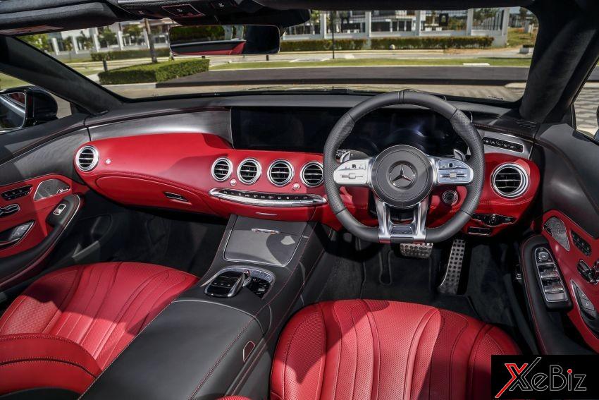 Nội thất của&nbsp;Mercedes-Benz S560 Cabriolet 2019&nbsp;