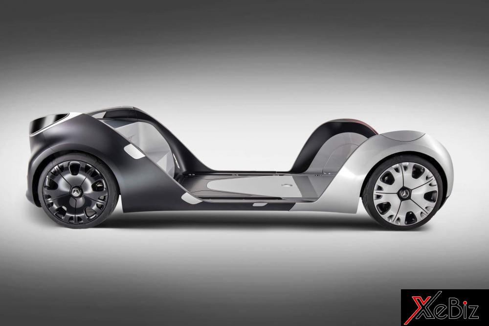 Mercedes-Benz Vision Urbanetic khi không có thân ở trên vẫn có thể di chuyển trên đường Mercedes-Benz Vision Urbanetic khi không có thân ở trên vẫn có thể di chuyển trên đường