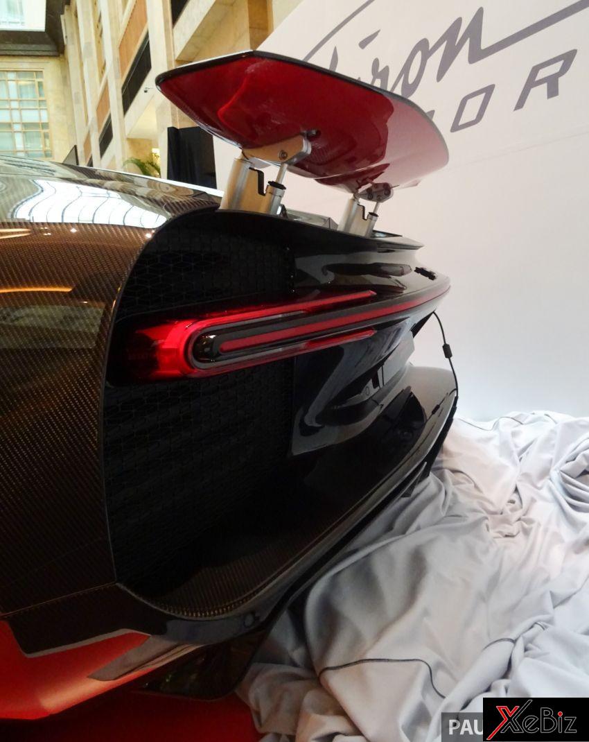 Bugatti Chiron Sport nhìn từ phía sau