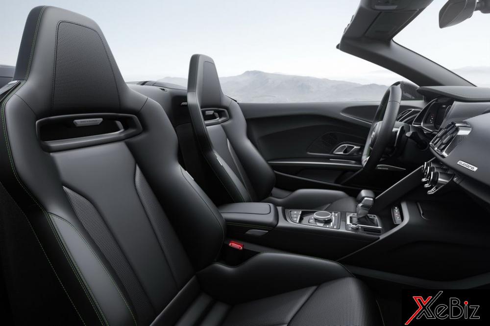 Siêu xe mui trần Audi R8 V10 Plus Spyder được trình diện 10 Siêu xe mui trần Audi R8 V10 Plus Spyder được trình diện 11
