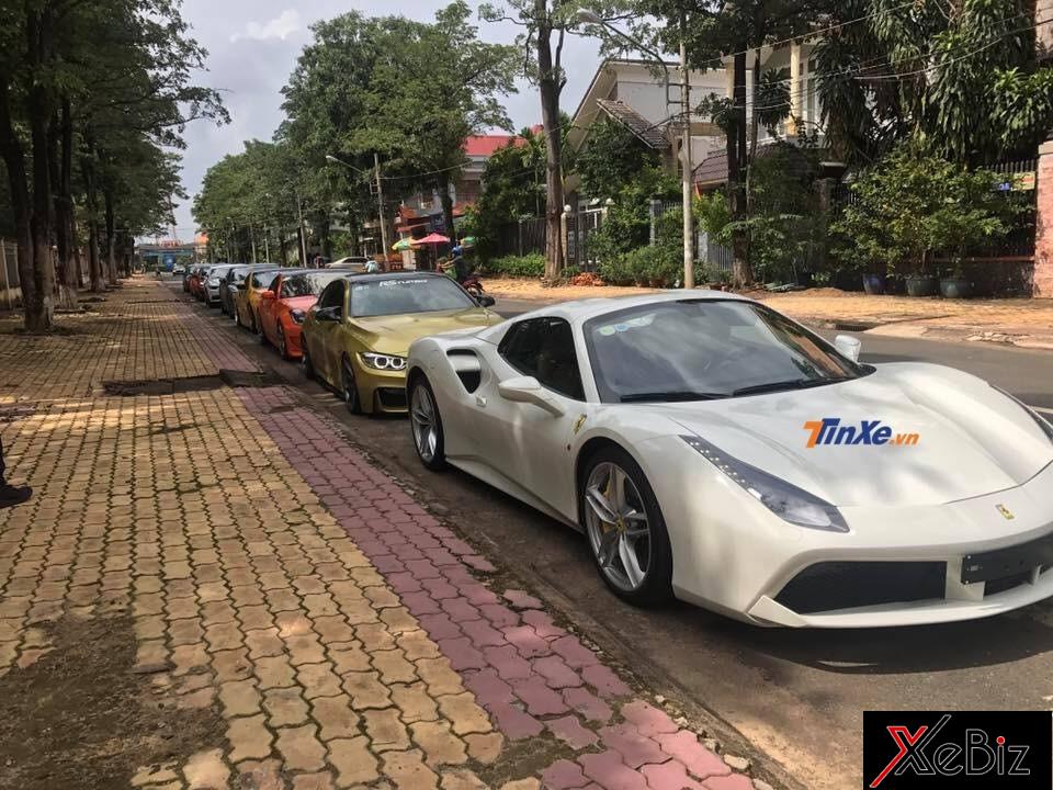 Siêu xe mui trần Ferrari 488 Spider màu trắng mới xuất hiện tại tỉnh Bình Phước từng trải qua 2 đời chủ tại Hà Nội