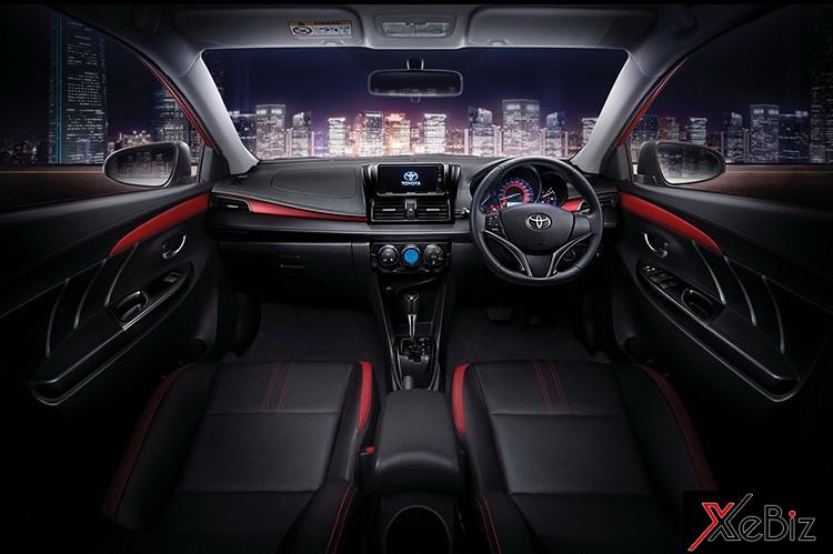 Nội thất của Toyota Vios 2018 tại Thái Lan