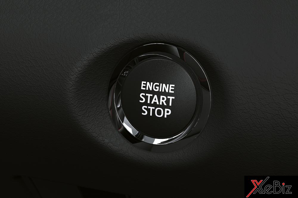 Nút bấm khởi động máy của Toyota Vios 2018