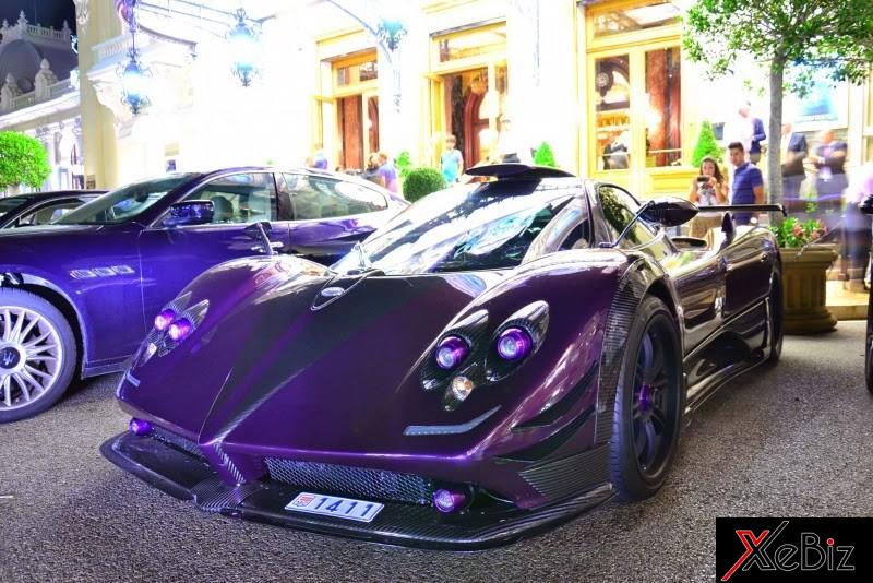 Chiếc Pagani Zonda 760LH màu tím độc nhất của tay đua F1 người Anh Chiếc Pagani Zonda 760LH màu tím độc nhất của tay đua F1 người Anh