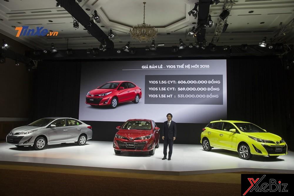 Toyota Vios 2018 ra mắt Việt Nam