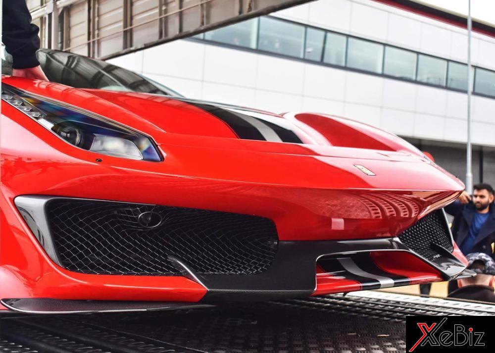Ferrari 488 Pista Piloti 2018 với hốc gió chữ S màu đen