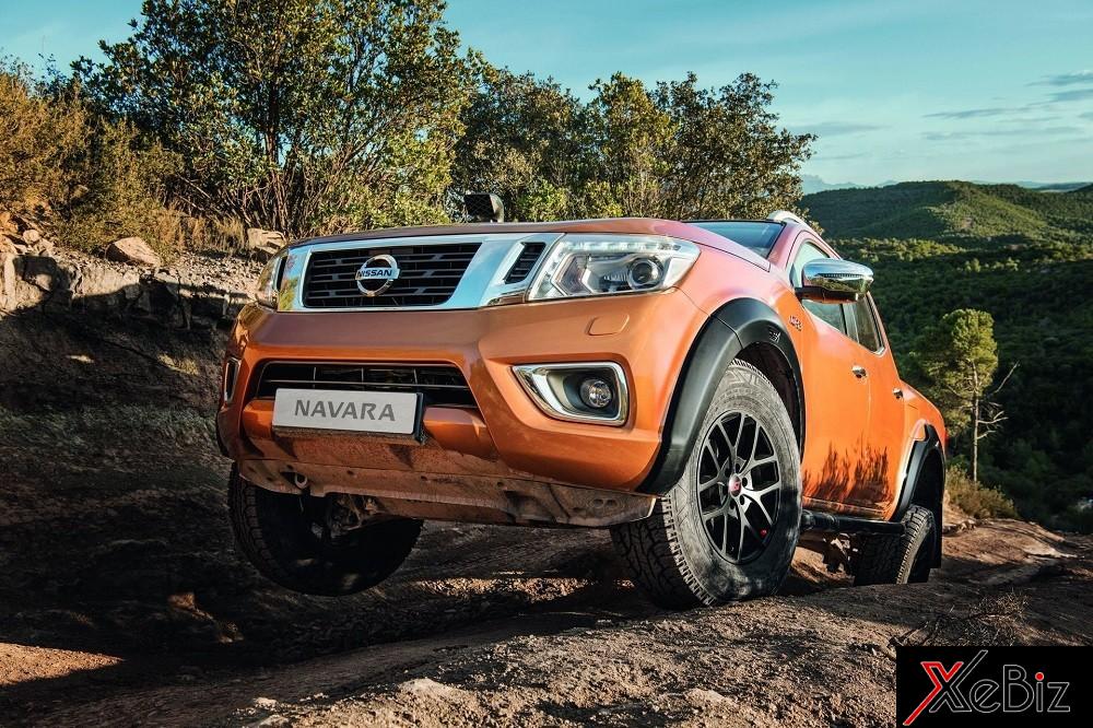 Góc tiếp cận và góc leo dốc của Nissan Navara AT32 đều tăng