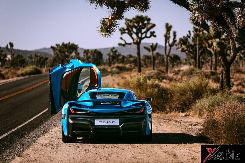 Rimac C_Two có khả năng tăng tốc trong nháy mắt Rimac C_Two có khả năng tăng tốc trong nháy mắt