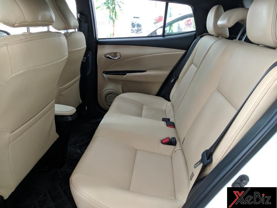 Hàng ghế sau của Toyota Yaris 2018